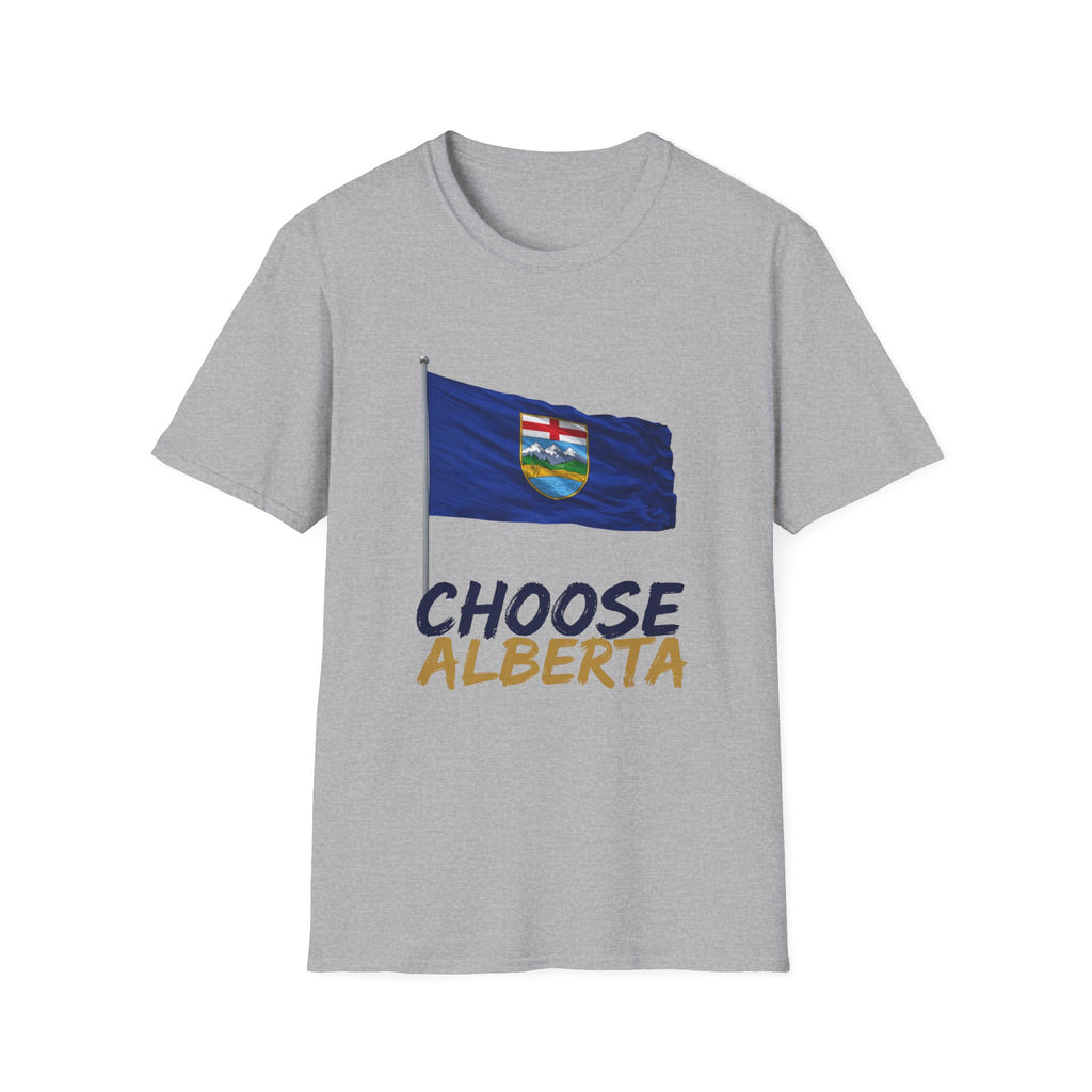 Alberta Flag T-Shirt — 'Choose Alberta' Patriotic Tee