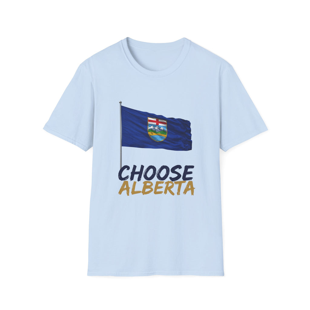 Alberta Flag T-Shirt — 'Choose Alberta' Patriotic Tee