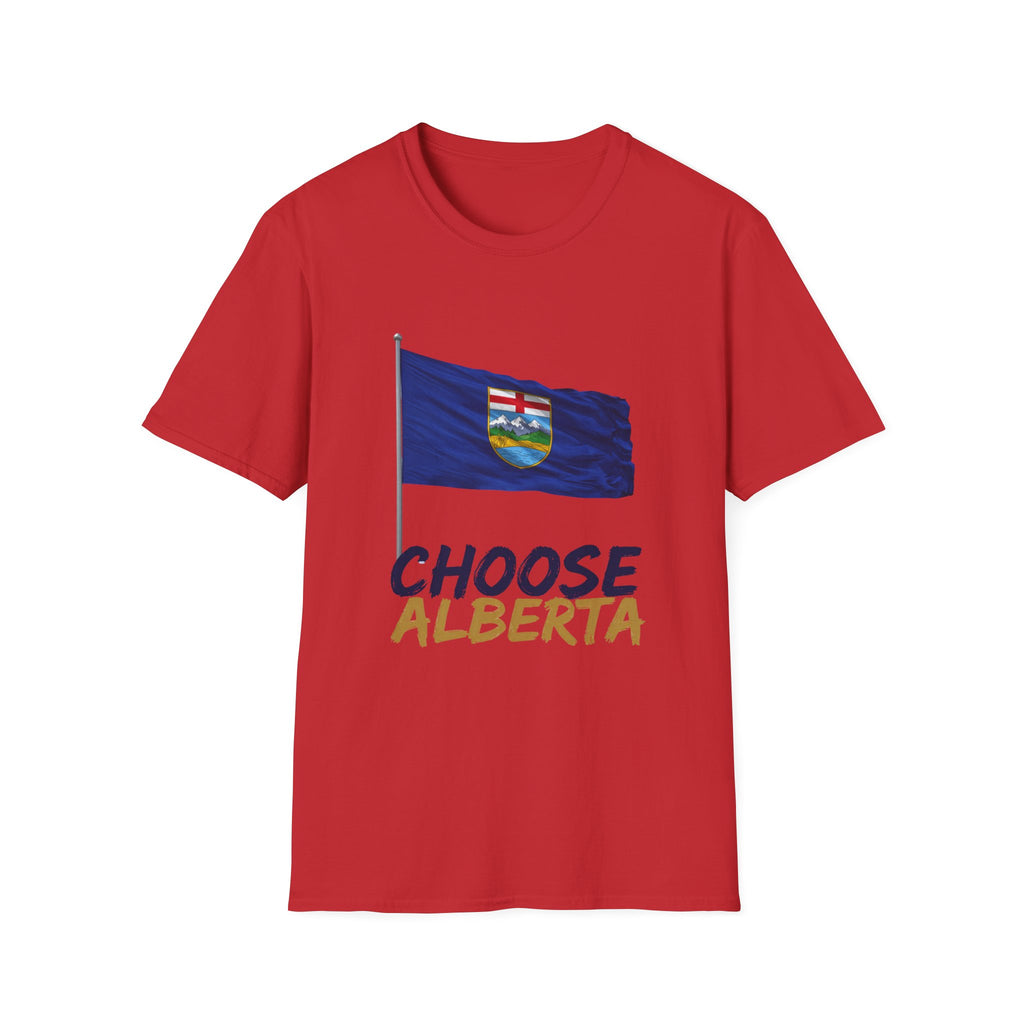 Alberta Flag T-Shirt — 'Choose Alberta' Patriotic Tee