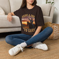 Raise a Cob to Cory Cowboy T‑Shirt — Western Sunset Rodeo Taber Corn Graphic Tee