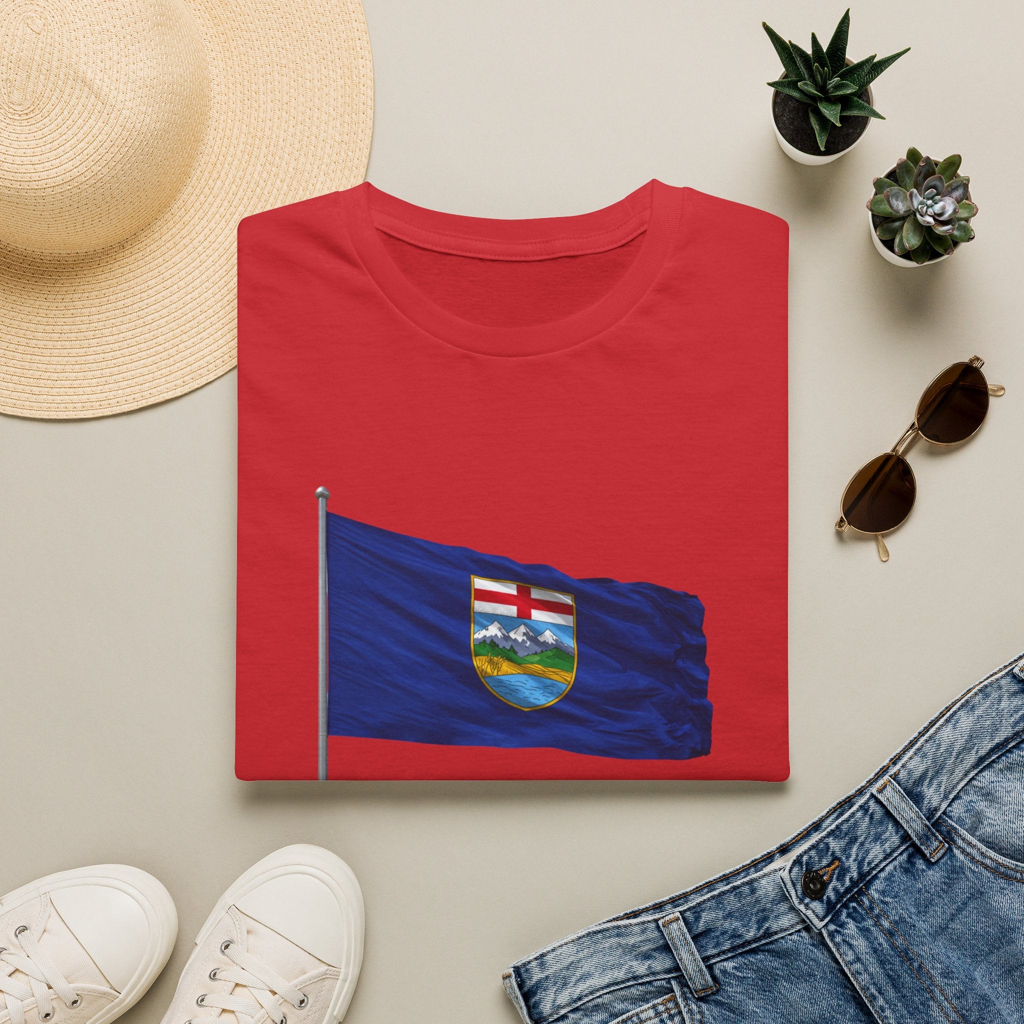 Alberta Flag T-Shirt — 'Choose Alberta' Patriotic Tee