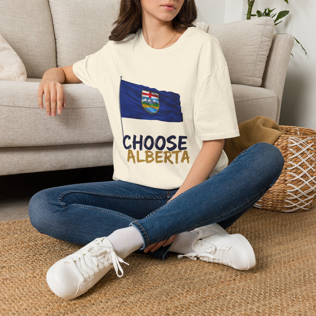 Alberta Flag T-Shirt — 'Choose Alberta' Patriotic Tee