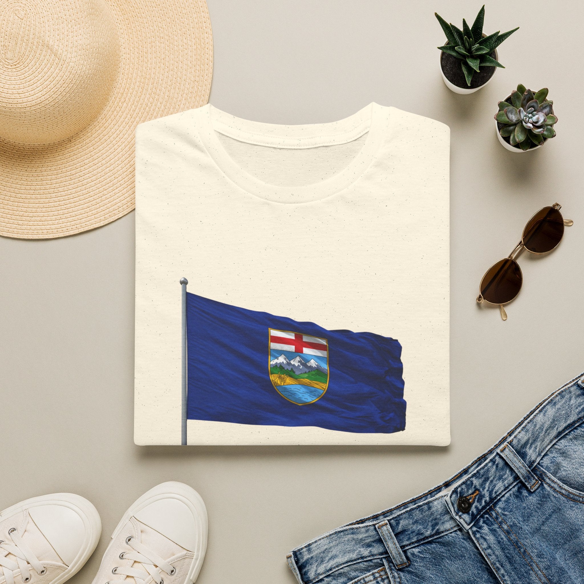 Alberta Flag T-Shirt — 'Choose Alberta' Patriotic Tee
