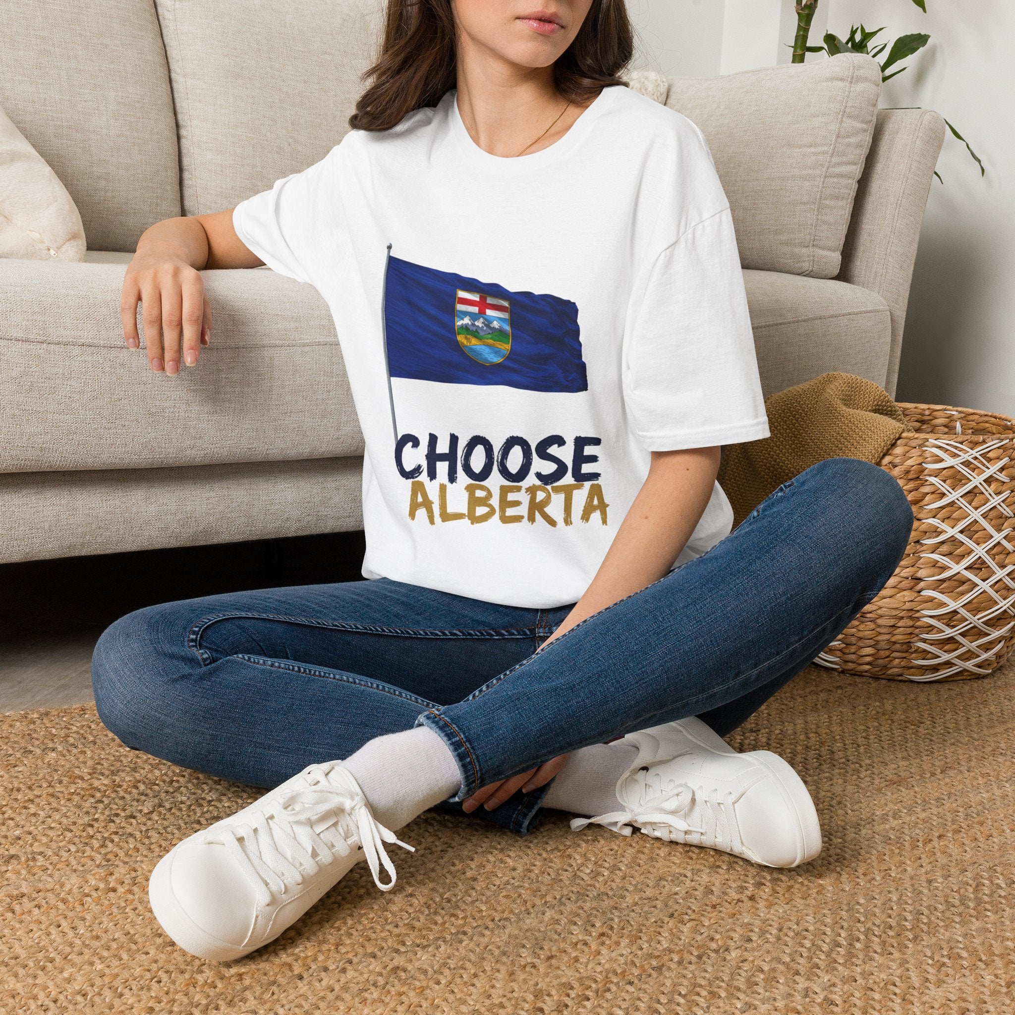 Alberta Flag T-Shirt — 'Choose Alberta' Patriotic Tee