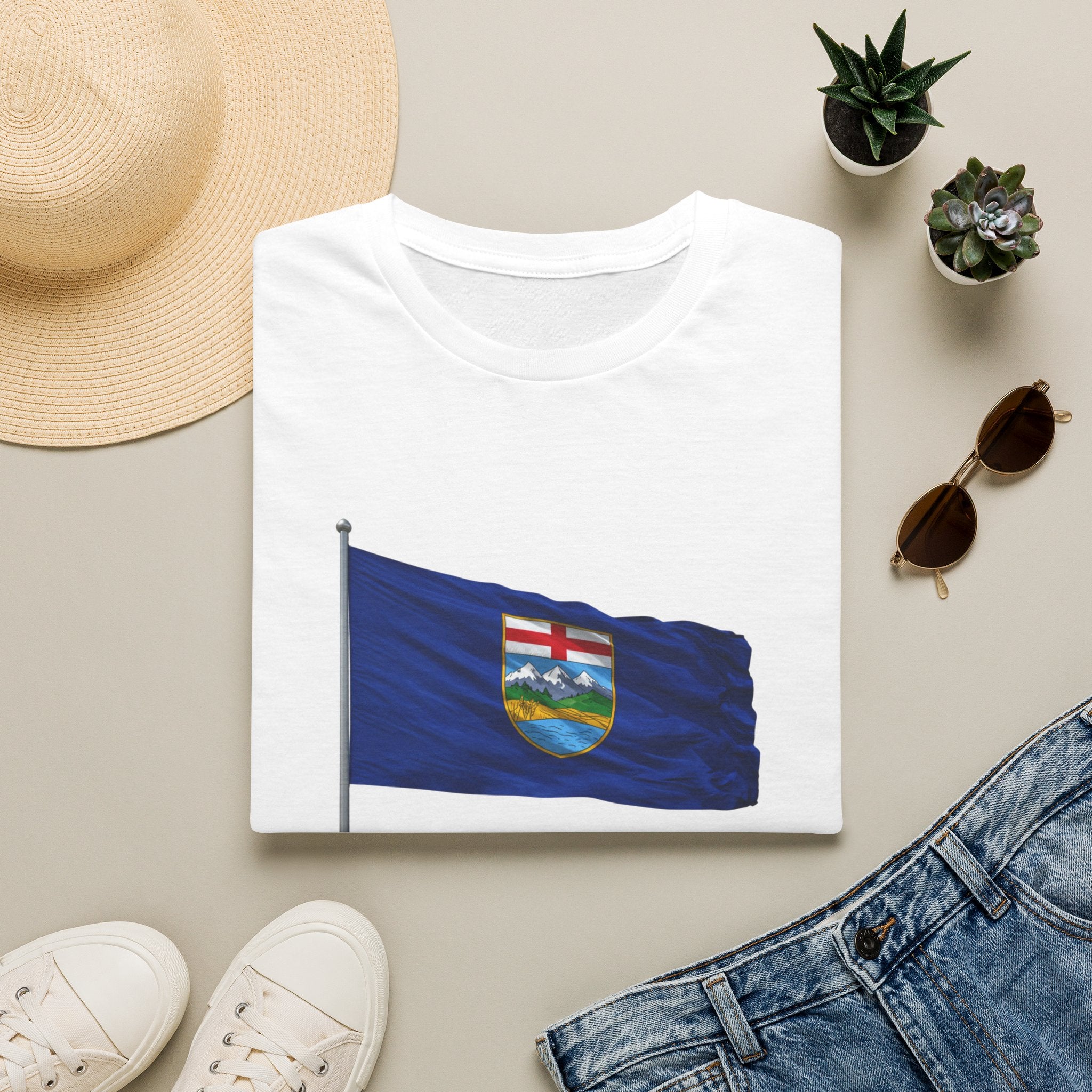 Alberta Flag T-Shirt — 'Choose Alberta' Patriotic Tee