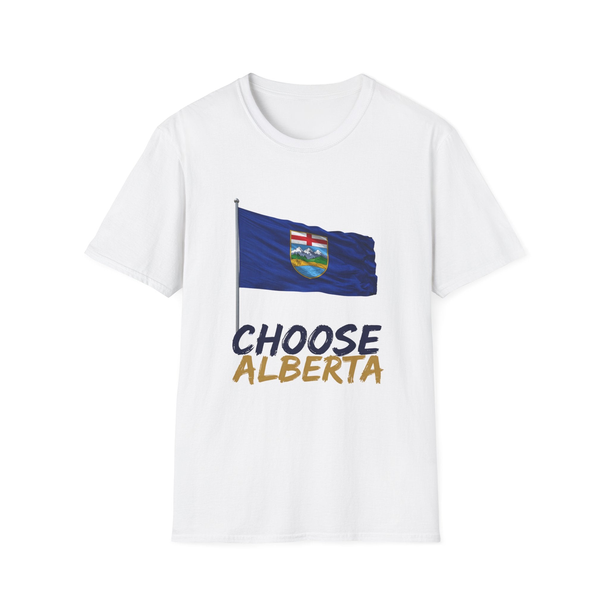 Alberta Flag T-Shirt — 'Choose Alberta' Patriotic Tee